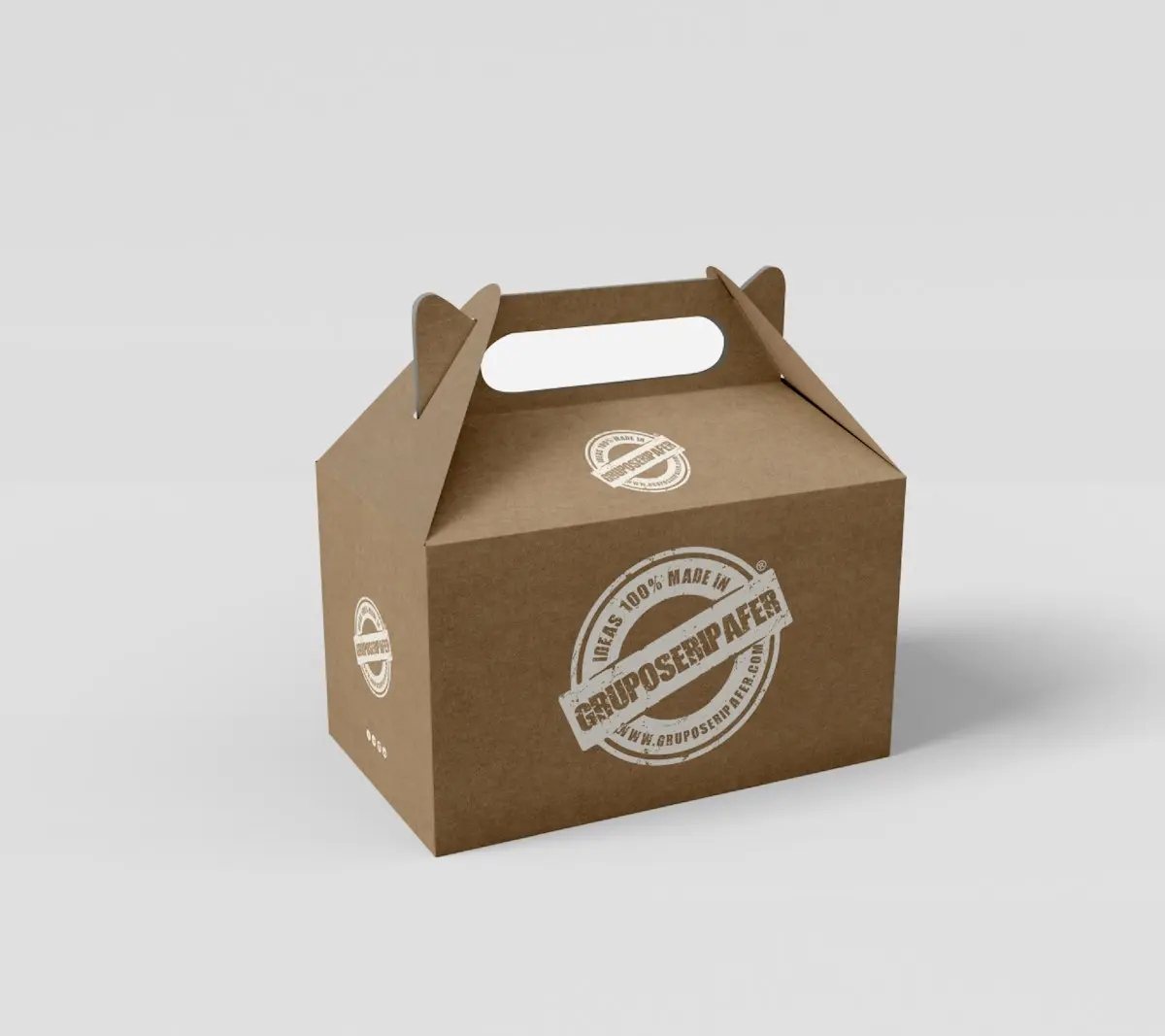 Kraft cardboard product packaging box