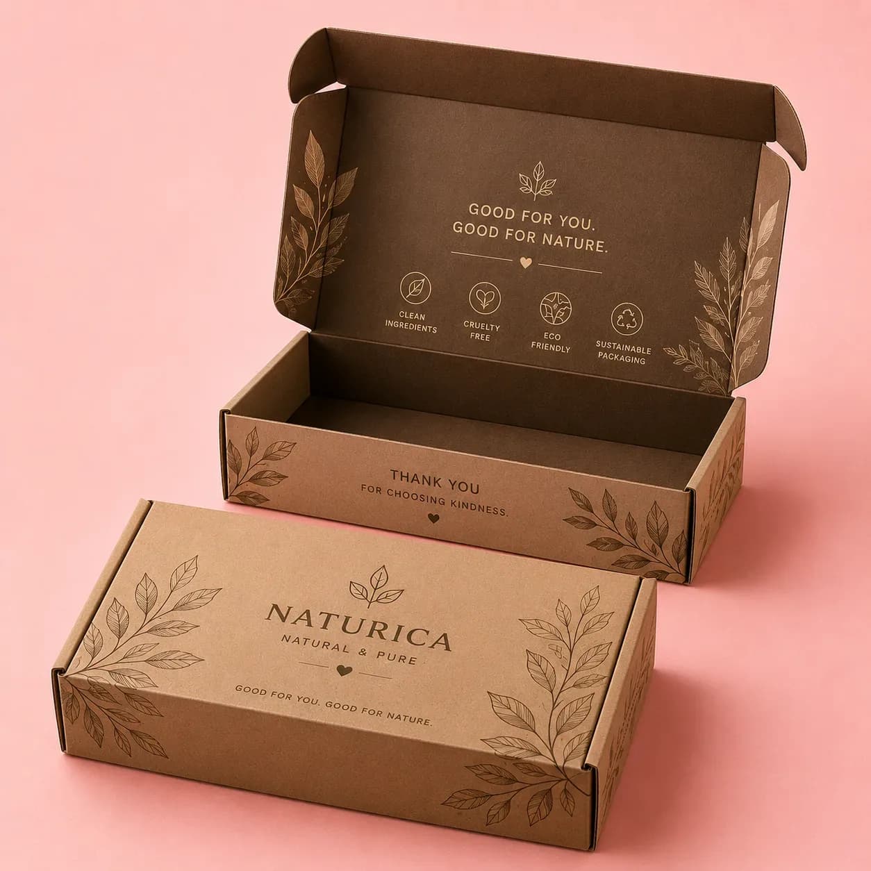 Brown Premium Printed Mailer Box
