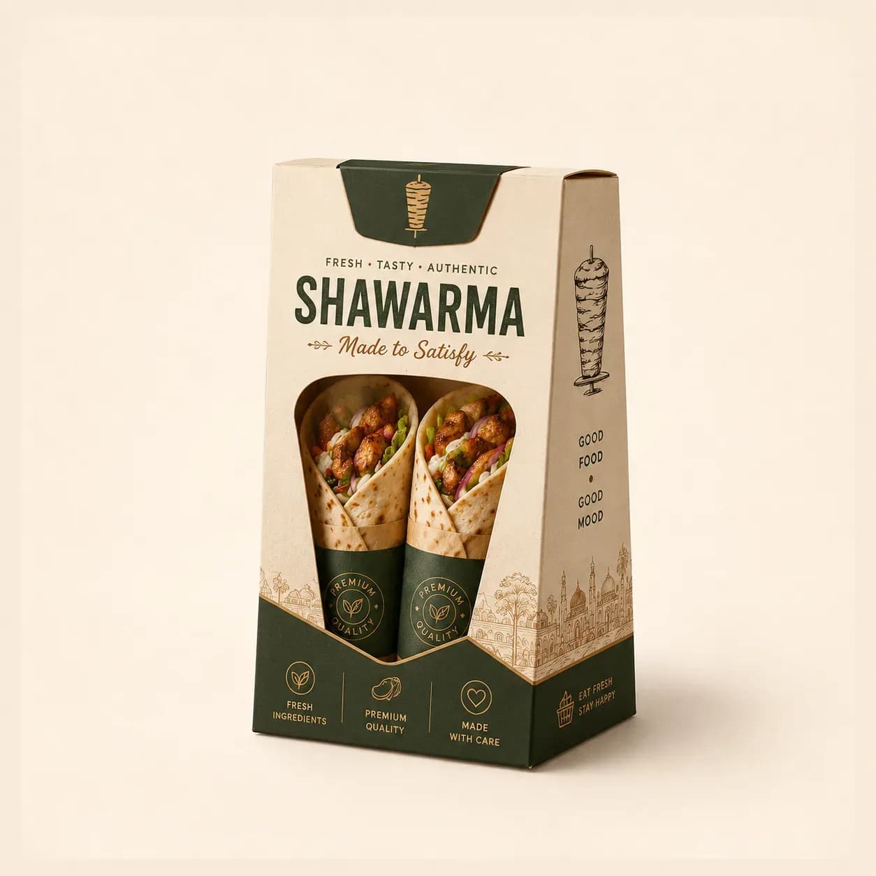 Shawarma Packaging Box